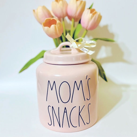 Rae Dunn Other - Rae Dunn Pink Moms Snacks Canister